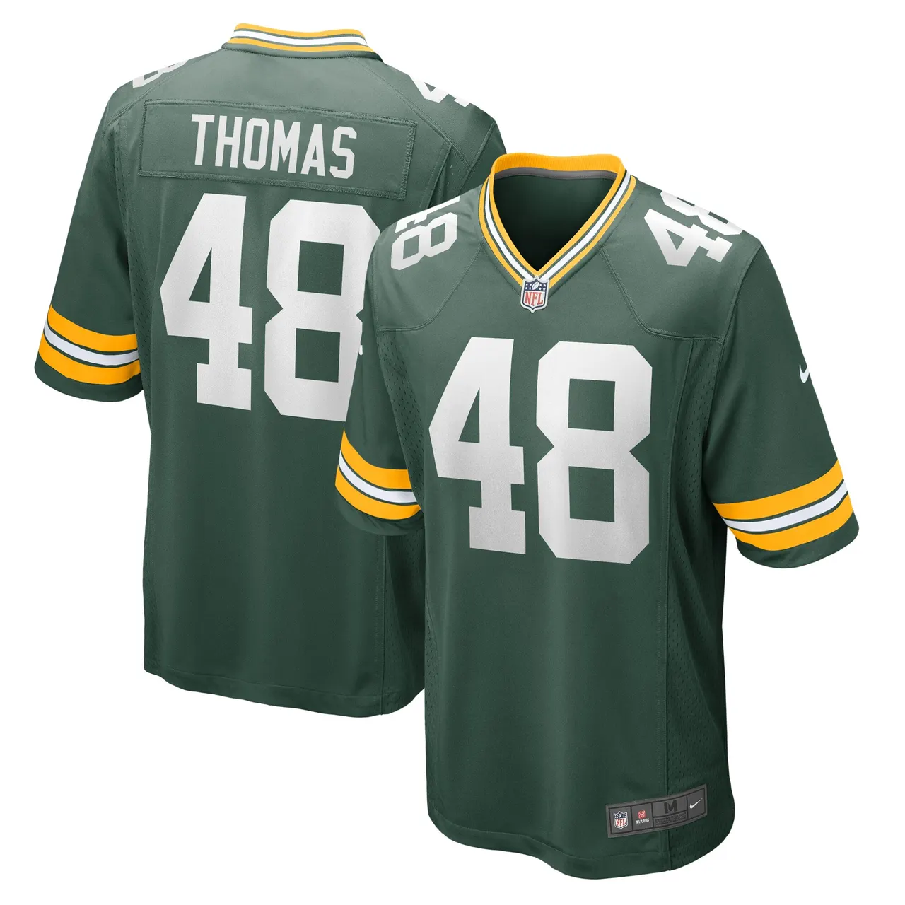 DQ Thomas Green Bay Packers Nike Home Game Player Jersey - Kelly Green