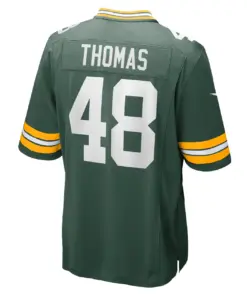 DQ Thomas Green Bay Packers Nike Home Game Player Jersey - Kelly Green - Image 4