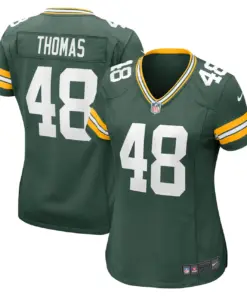DQ Thomas Green Bay Packers Nike Women's Home Game Player Jersey - Dark Green - Image 2