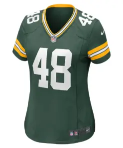 DQ Thomas Green Bay Packers Nike Women's Home Game Player Jersey - Dark Green - Image 3