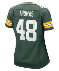 DQ Thomas Green Bay Packers Nike Women's Home Game Player Jersey - Dark Green - Image 4
