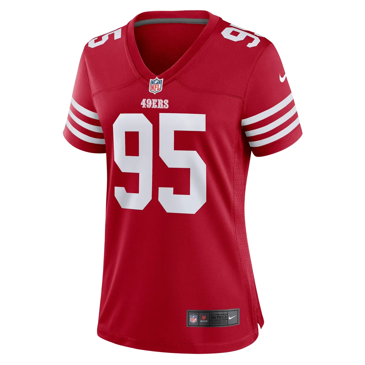 Drake Jackson San Francisco 49ers Nike Women's Game Player Jersey - Scarlet - Image 3