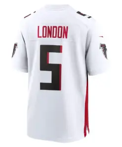 Drake London Atlanta Falcons Nike Away Game Player Jersey - White - Image 4