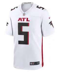 Drake London Atlanta Falcons Nike Away Game Player Jersey - White - Image 3