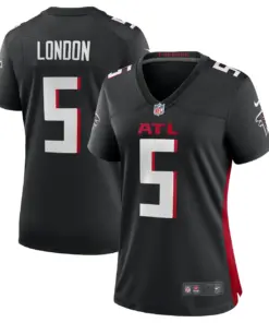 Drake London Atlanta Falcons Nike Women's Away Game Player Jersey - White - Image 5