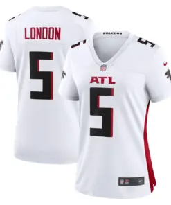 Drake London Atlanta Falcons Nike Women's Away Game Player Jersey - White