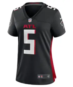 Drake London Atlanta Falcons Nike Women's Player Game Jersey - Black - Image 3