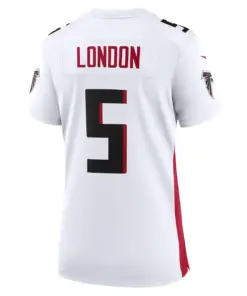 Drake London Atlanta Falcons Nike Women's Player Game Jersey - Black - Image 7
