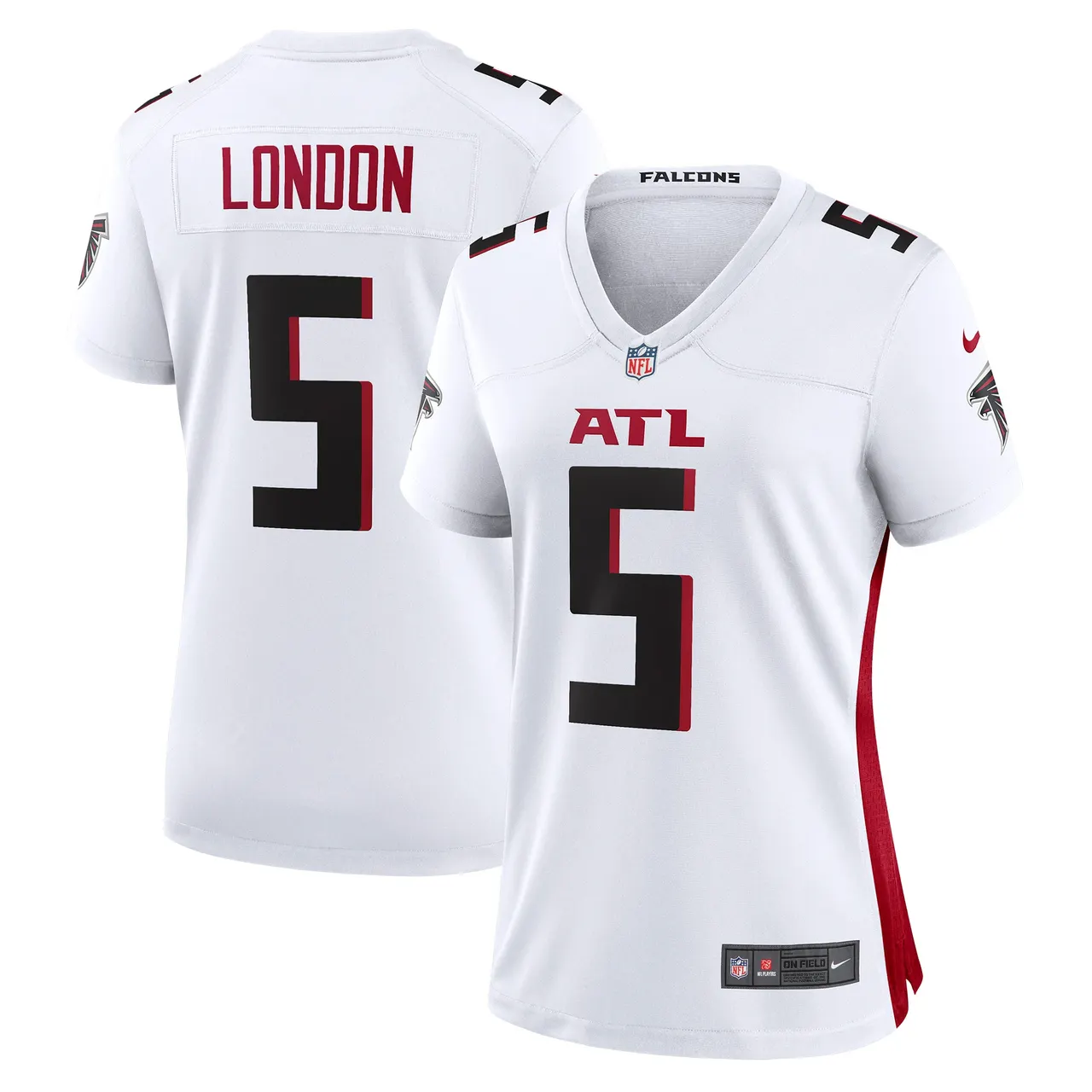 Drake London Atlanta Falcons Nike Women's Player Game Jersey - Black - Image 8