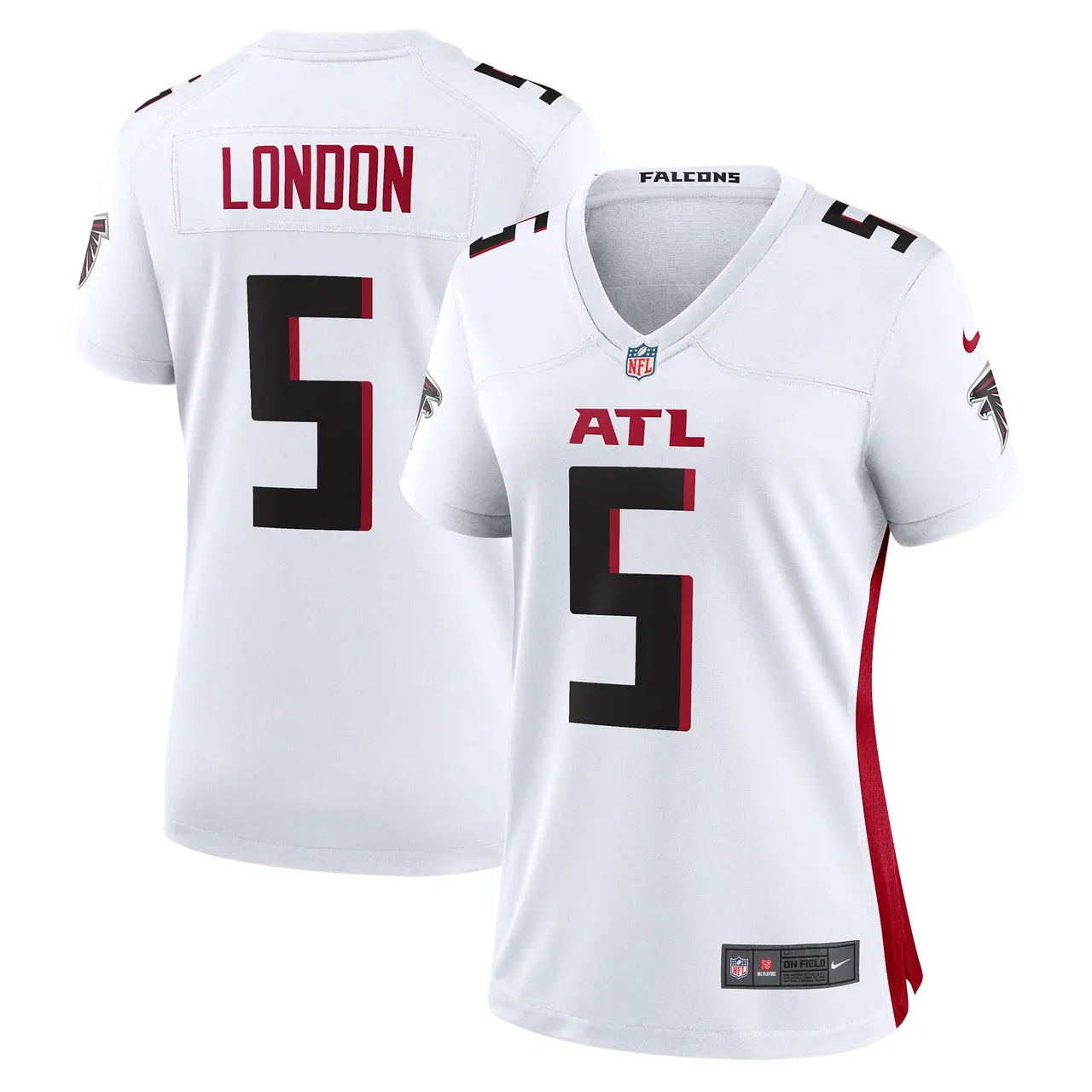Drake London Atlanta Falcons Nike Women's Player Game Jersey - Black - Image 5