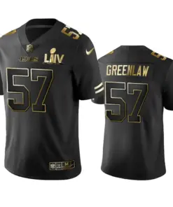 Dre Greenlaw San Francisco 49ers Nike Super Bowl LIV Golden Edition Jersey - Black