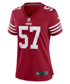 Dre Greenlaw San Francisco 49ers Nike Women's Home Game Player Jersey - Scarlet - Image 3