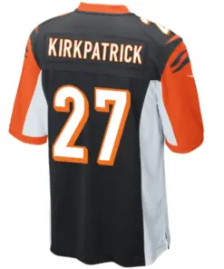 Dre Kirkpatrick Cincinnati Bengals Nike Game Jersey - Black - Image 3