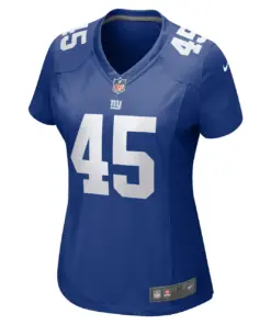 Dre Miller New York Giants Nike Women's Home Game Player Jersey - Royal Blue - Image 3
