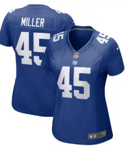 Alternative view of Dre Miller New York Giants Nike Women's Home Game Player Jersey - Royal Blue