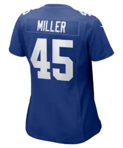 Dre Miller New York Giants Nike Women's Home Game Player Jersey - Royal Blue - Image 4