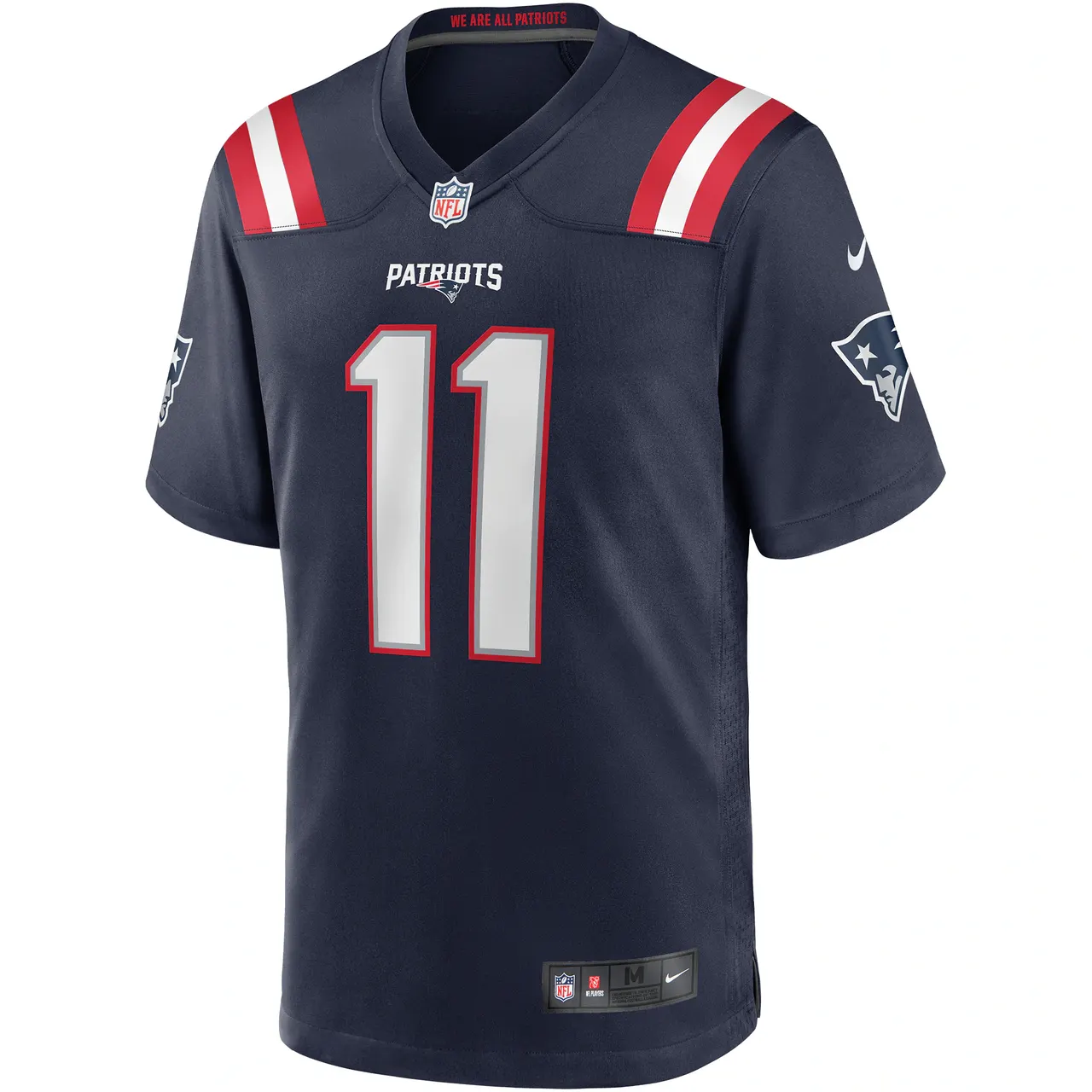 Drew Bledsoe New England Patriots Nike Game Retired Player Jersey - Navy - Image 3