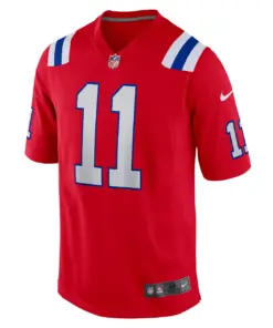 Drew Bledsoe New England Patriots Nike Alternate Retired Player Game Jersey - Red - Image 3