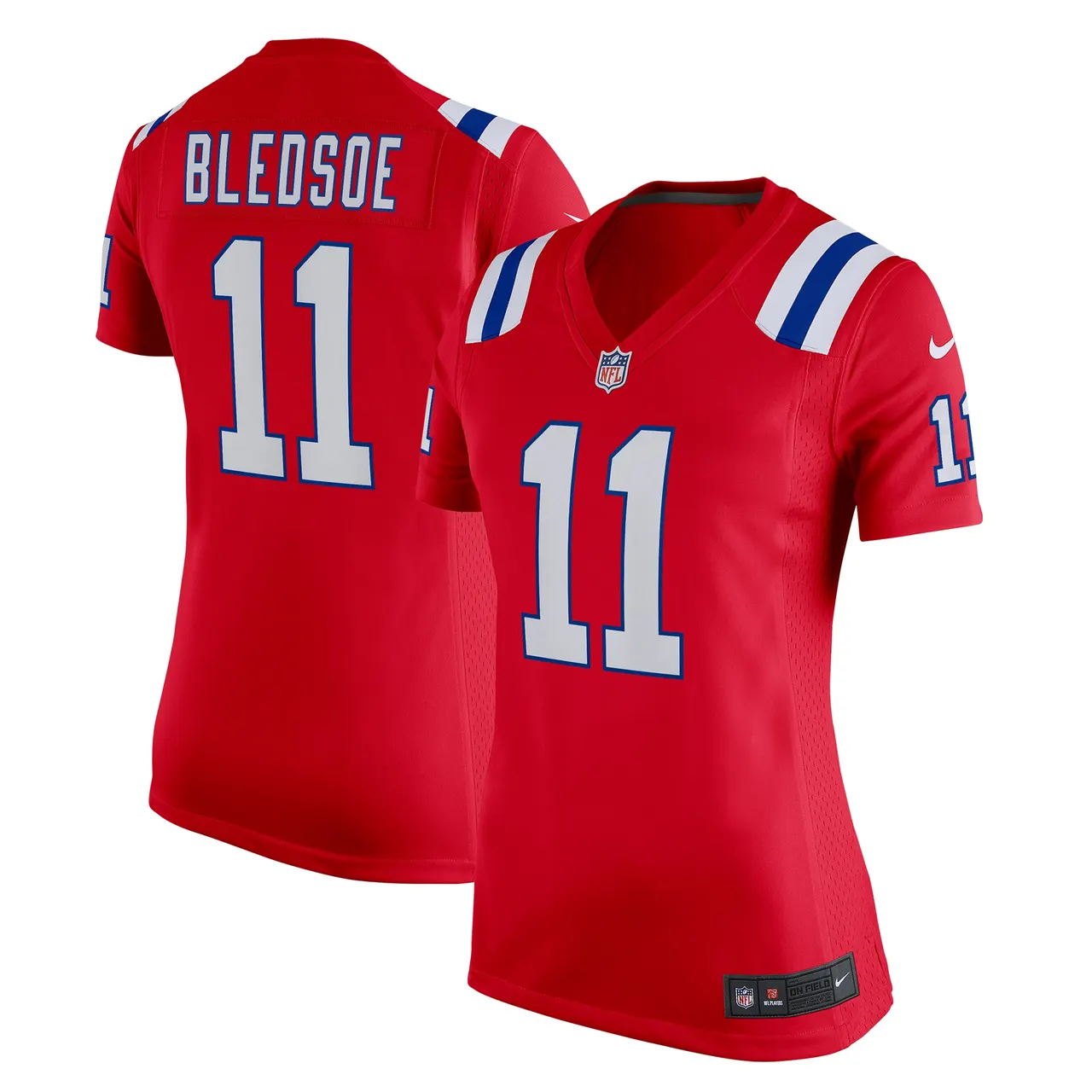 Drew Bledsoe New England Patriots Nike Women's Game Retired Player Jersey - Navy - Image 10