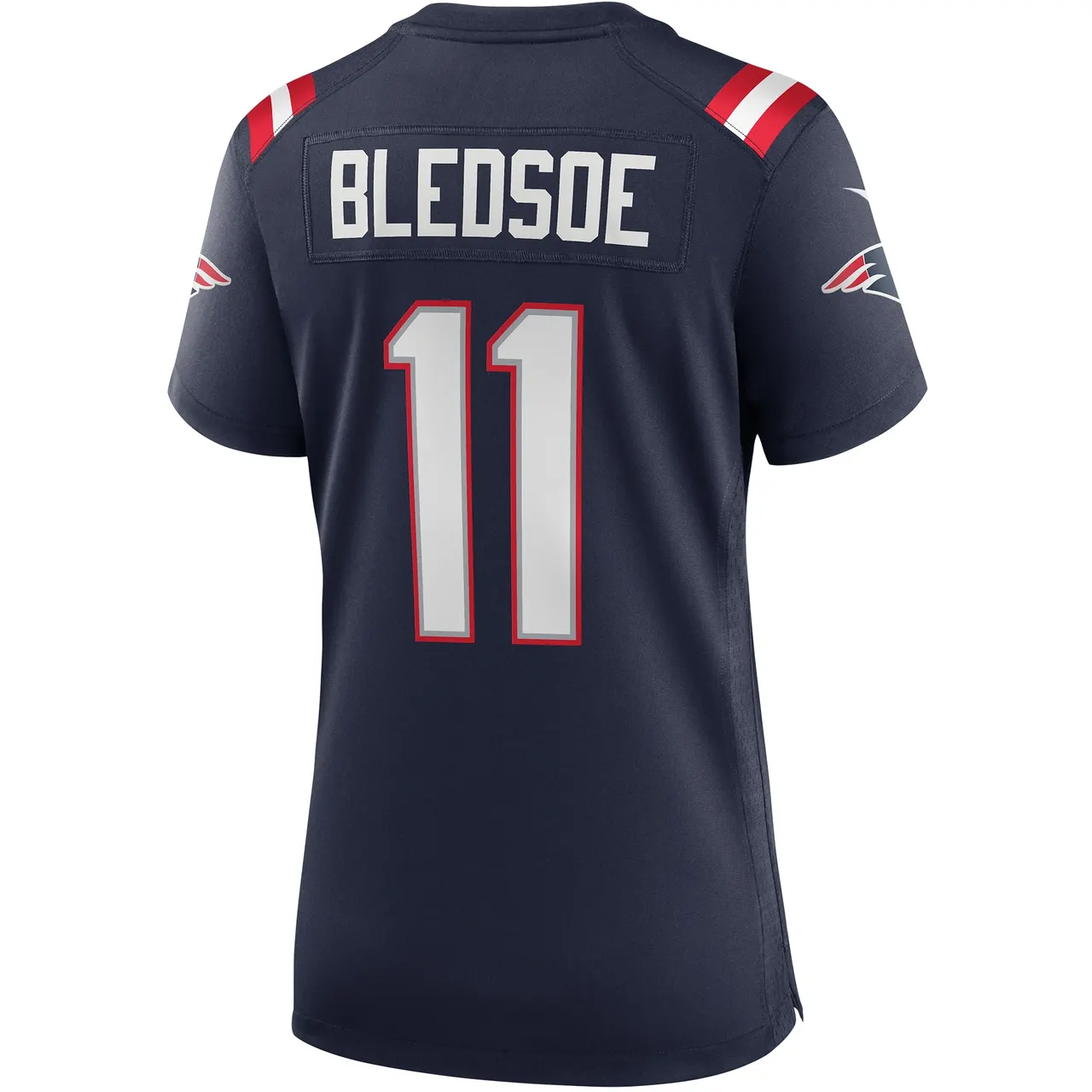 Drew Bledsoe New England Patriots Nike Women's Game Retired Player Jersey - Navy - Image 3