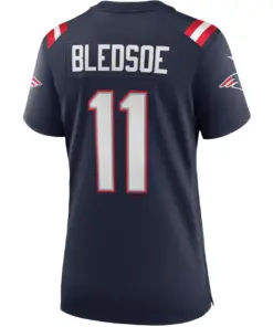 Drew Bledsoe New England Patriots Nike Women's Retired Player Game Jersey - Red - Image 7