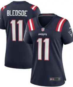Drew Bledsoe New England Patriots Nike Women's Retired Player Game Jersey - Red - Image 5