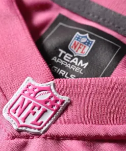 Drew Brees New Orleans Saints Nike Girls Youth Bubble Gum Jersey - Pink - Image 5