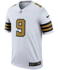 Drew Brees New Orleans Saints Nike Color Rush Legend Jersey - White - Image 3