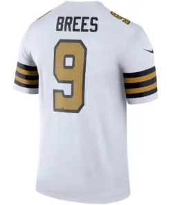 Drew Brees New Orleans Saints Nike Color Rush Legend Jersey - White - Image 4
