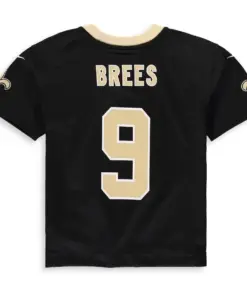 Alternative view of Drew Brees New Orleans Saints Nike Preschool Game Jersey - Black