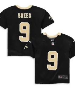 Drew Brees New Orleans Saints Nike Preschool Game Jersey - Black