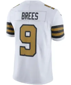 Drew Brees New Orleans Saints Nike Color Rush Vapor Untouchable Limited Player Jersey - White - Image 4