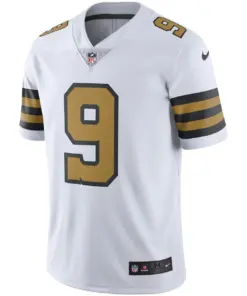 Drew Brees New Orleans Saints Nike Color Rush Vapor Untouchable Limited Player Jersey - White - Image 3