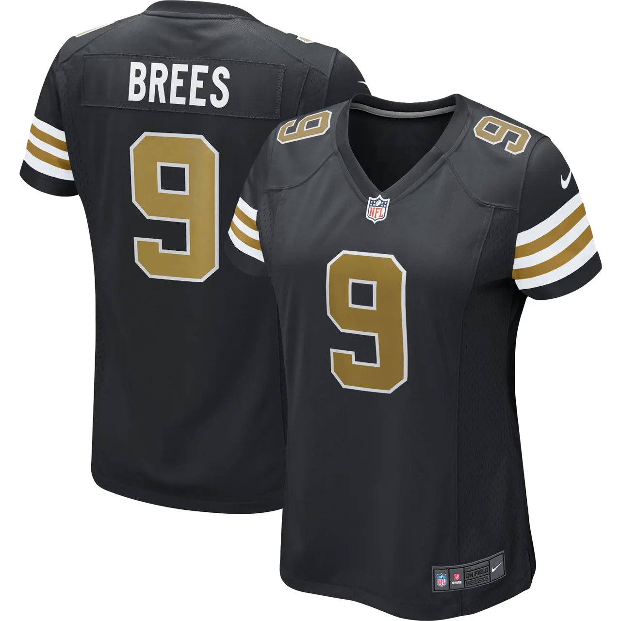 Drew Brees New Orleans Saints Nike Women's Alternate Game Jersey - White - Image 5