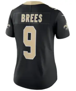 Drew Brees New Orleans Saints Nike Women's Vapor Untouchable Limited Player Jersey - Black - Image 3