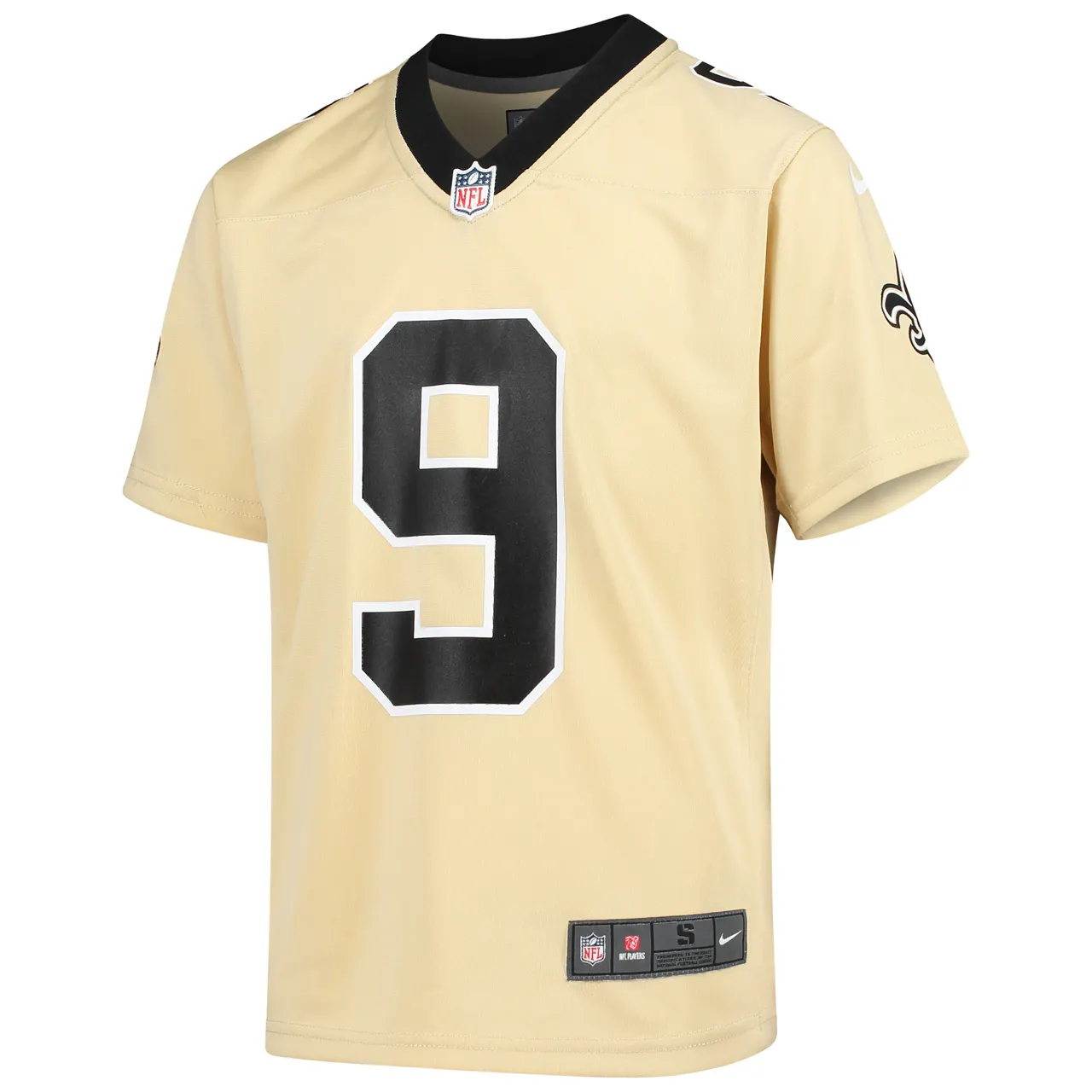 Drew Brees New Orleans Saints Nike Youth Inverted Game Jersey - Gold - Image 3