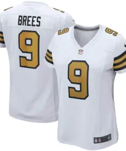 Drew Brees New Orleans Saints Nike Women's Alternate Game Jersey - Black - Image 12