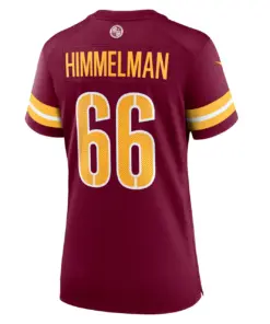 Drew Himmelman Washington Commanders Nike Women's Game Player Jersey - Burgundy - Image 4