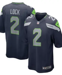 Drew Lock Seattle Seahawks Nike Game Jersey - College Navy