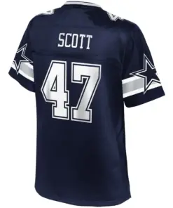 Drew Scott Dallas Cowboys NFL Pro Line Women's Team Player Jersey - Navy - Image 3