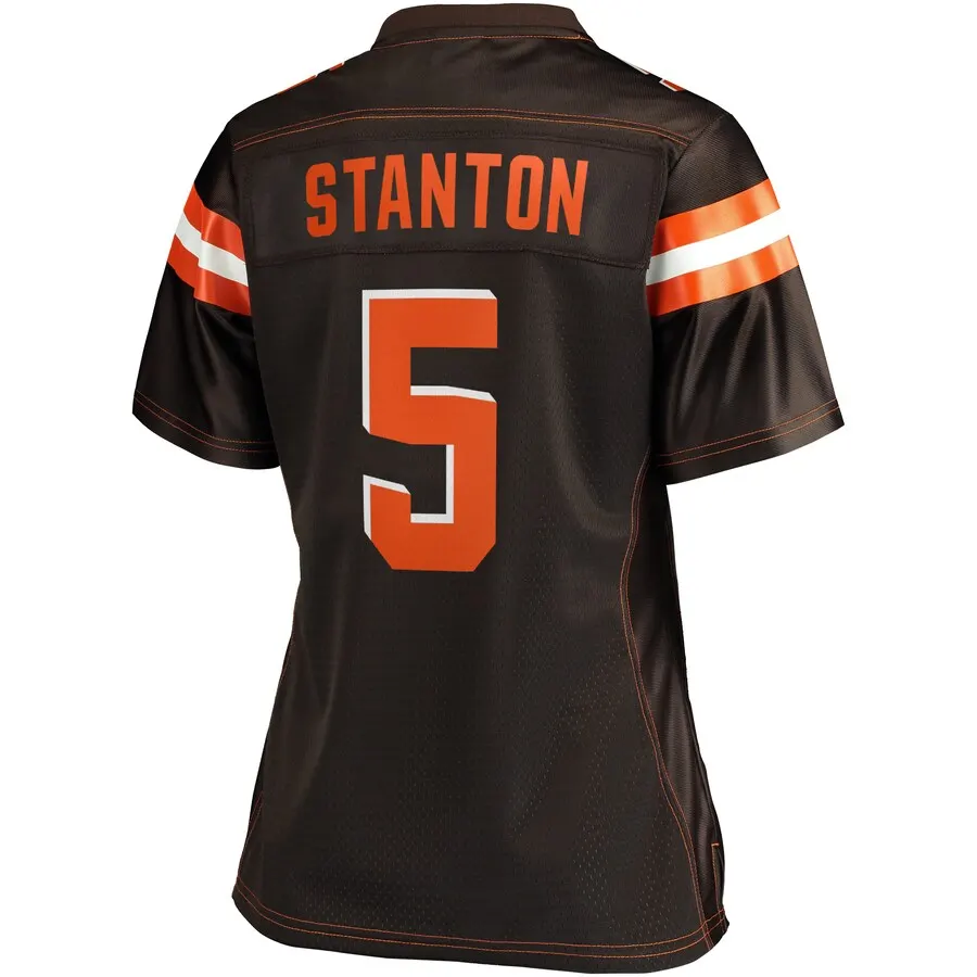 Drew Stanton Cleveland Browns NFL Pro Line Women's Primary Player Jersey - Brown - Image 3
