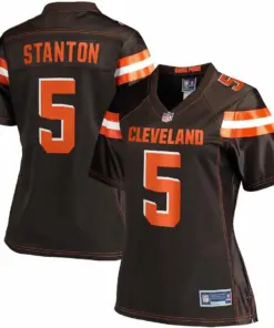Drew Stanton Cleveland Browns NFL Pro Line Women's Primary Player Jersey - Brown