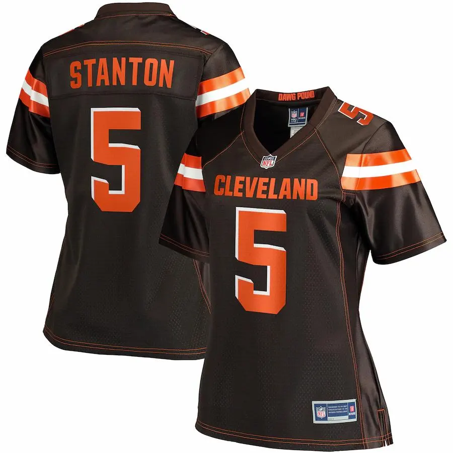 Drew Stanton Cleveland Browns NFL Pro Line Women's Primary Player Jersey - Brown