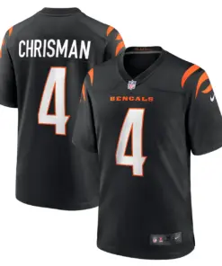 Drue Chrisman Cincinnati Bengals Nike Game Jersey - Black