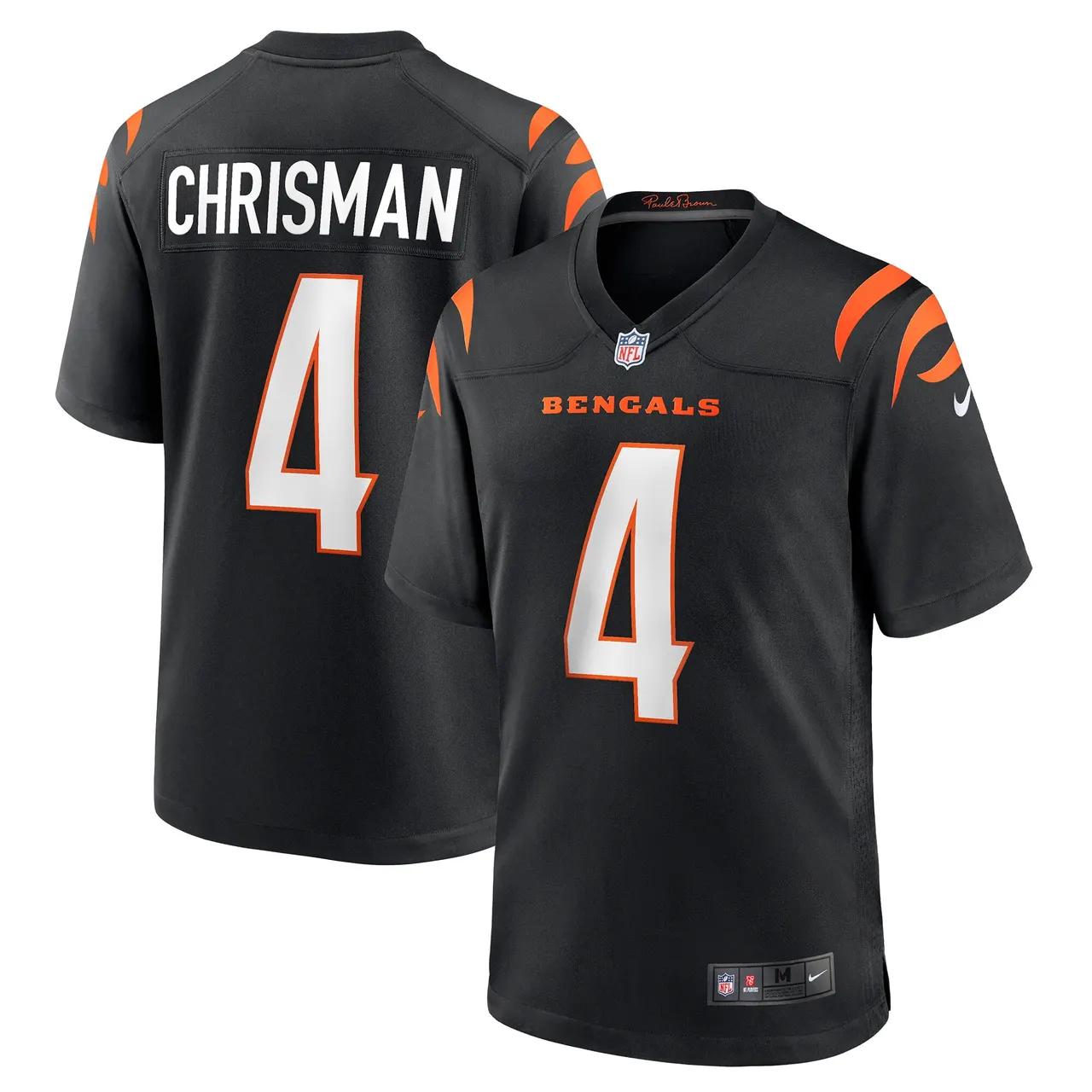 Drue Chrisman Cincinnati Bengals Nike Game Jersey - Black