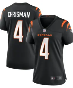 Drue Chrisman Cincinnati Bengals Nike Women's Game Jersey - Black
