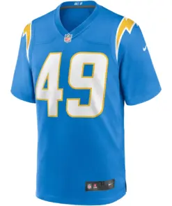 Drue Tranquill Los Angeles Chargers Nike Game Jersey - Powder Blue - Image 3