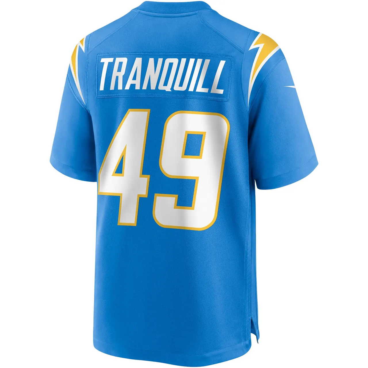 Drue Tranquill Los Angeles Chargers Nike Game Jersey - Powder Blue - Image 4
