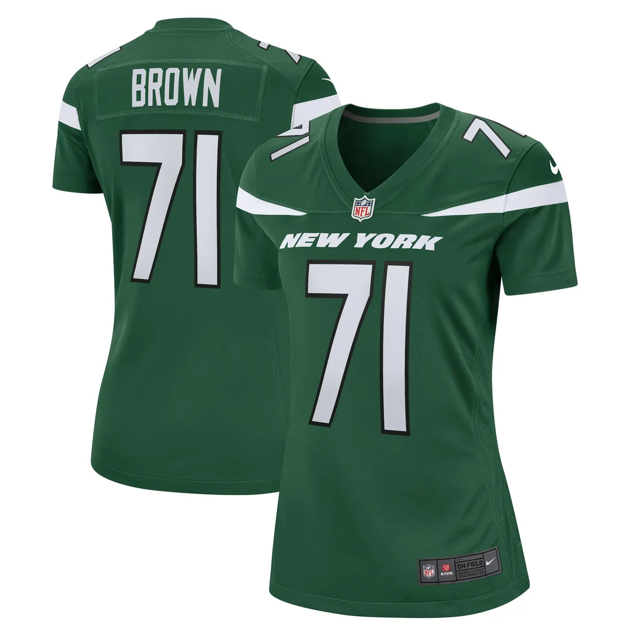 Duane Brown New York Jets Nike Women's Game Player Jersey - Gotham Green - Image 2