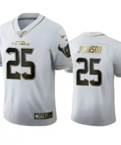Duke Johnson Houston Texans Nike 100th Season Golden Edition Jersey - White